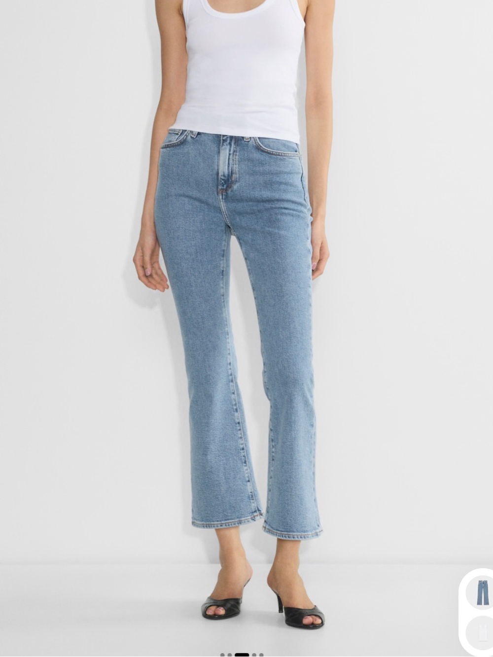 Denim Forum Light Blue Bootcut Jeans